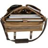 imageKomalC 16 Inch Leather briefcase Laptop Messenger Bags for Men and Women Best Office Satchel BagDistressed Tan