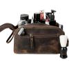 imageKomalC Leather Toiletry Bag For Men ampamp Women Handcrafted Buffalo Leather Travel Kit WaterResistant Shaving Bag For Men Travel Premium Rustic Toiletry Pouch with Zipper Closure1 Zip Classic