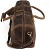 imageKomalC Leather Travel Duffel Bags for Men and Women Full Grain Leather Overnight Weekend Leather Bags Sports Gym DuffleBuffalo Distressed Tan