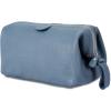 imageKomalC Premium Buffalo Leather Toiletry Bag for Men ampamp Women  Leather Dopp Kit With Water resistant Lining Premium Toiletry Travel Pouch Unisex Wash Bag for Toiletries Gifts for Men and WomenBlue