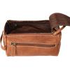 imageKomalC Premium Buffalo Leather Toiletry Bag for Men ampamp Women  Leather Dopp Kit With Water resistant Lining Premium Toiletry Travel Pouch Unisex Wash Bag for Toiletries Gifts for Men and WomenChicago Buff