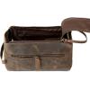 imageKomalC Premium Buffalo Leather Toiletry Bag for Men ampamp Women  Leather Dopp Kit With Water resistant Lining Premium Toiletry Travel Pouch Unisex Wash Bag for Toiletries Gifts for Men and WomenDistressed Tan