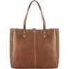 imageKomalC Leather Tote Bag for Women Purse Satchel Travel Bag Shopping Carry Messenger Multipurpose HandbagBrown