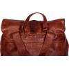 imageKomalC Leather Backpack Rucksack Travel Laptop Camping Bag for Men Women Tan